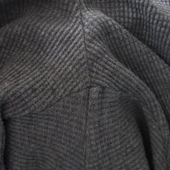 TNA Women's Grey Sz S Waffle Knit Mid Rise Thermal Pull On Joggers - Picture 8 of 12